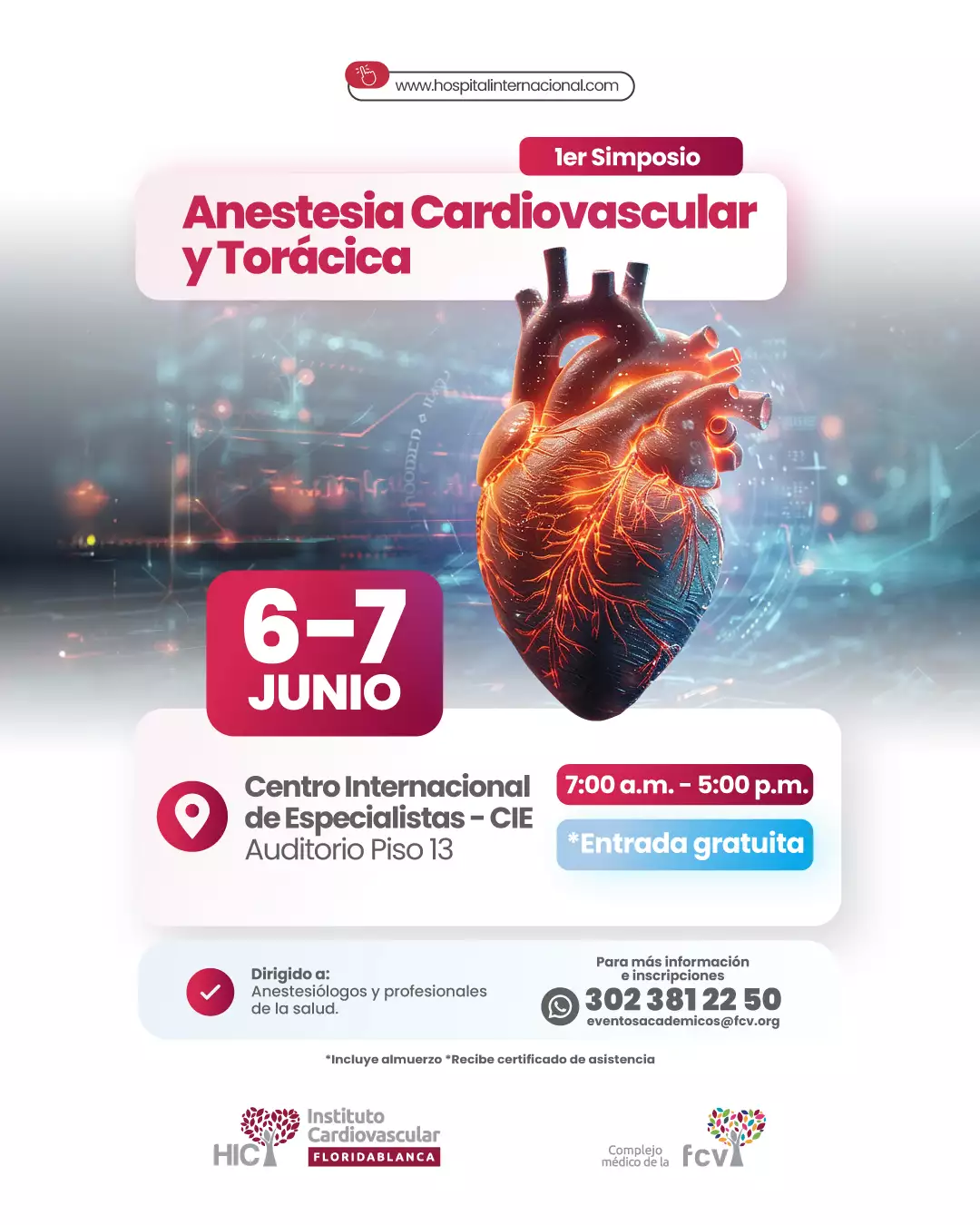 1er Simposio Anestesia Cardiovascular y Torácica