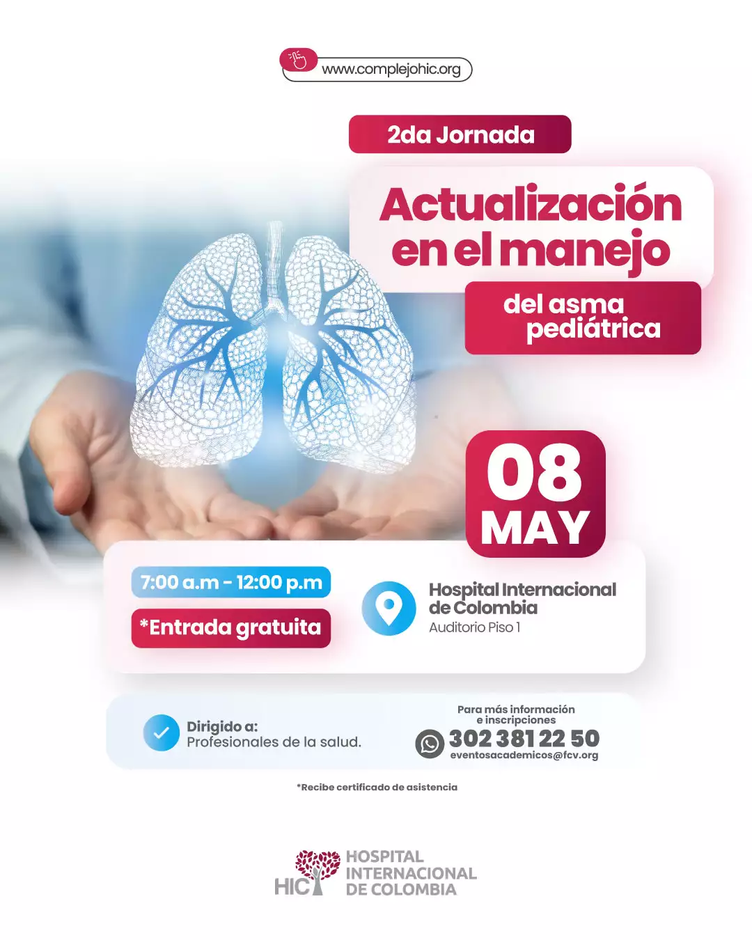 Actualización en el manejo de asma pediátrica - Dirigido a : Profesionales de la salud
